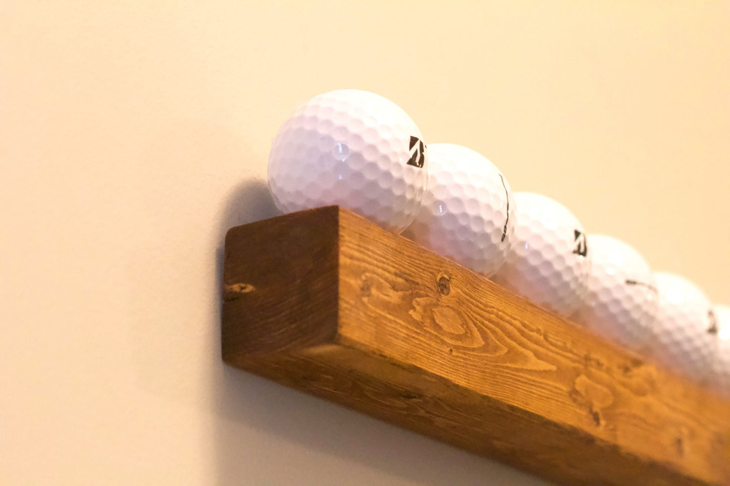 Golf Ball Shelf | Floating Golf Display | Golf Ball Wall Display | Wall Golf Ball Stand | Man Cave Golf