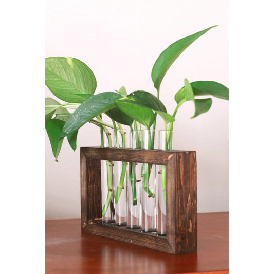 Propagation Station | Plant Propagation- Tubes Included | Indoor Plant Stand | Boho Plant Holder
