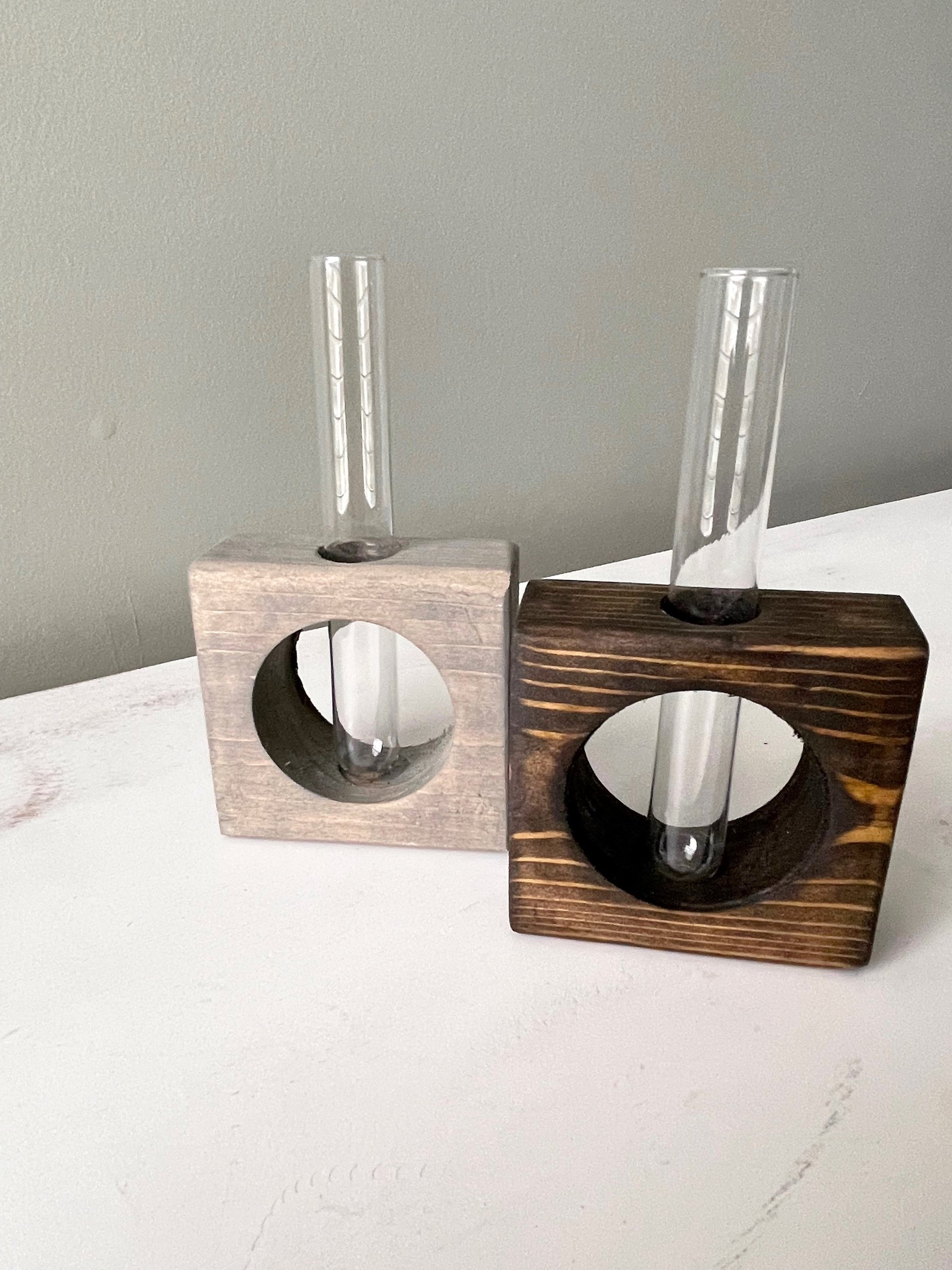 Propagation Station | Plant Propagation- Tubes Included | Indoor Plant Stand | Plant Gift | Wooden Propagation Stand