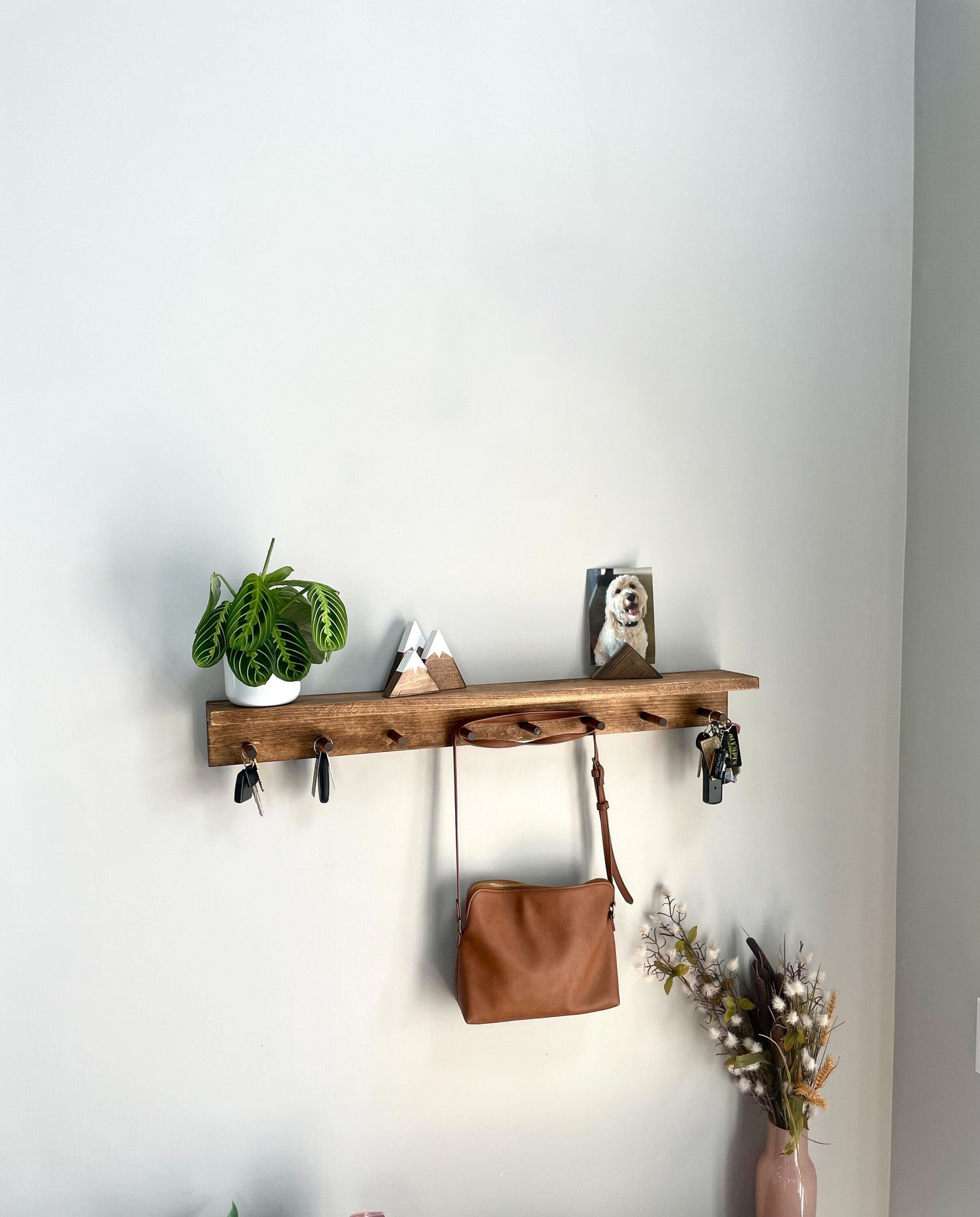 Entryway Organizer | Key Holder | Entryway Shelf | Coat Hanger | Entryway Organization