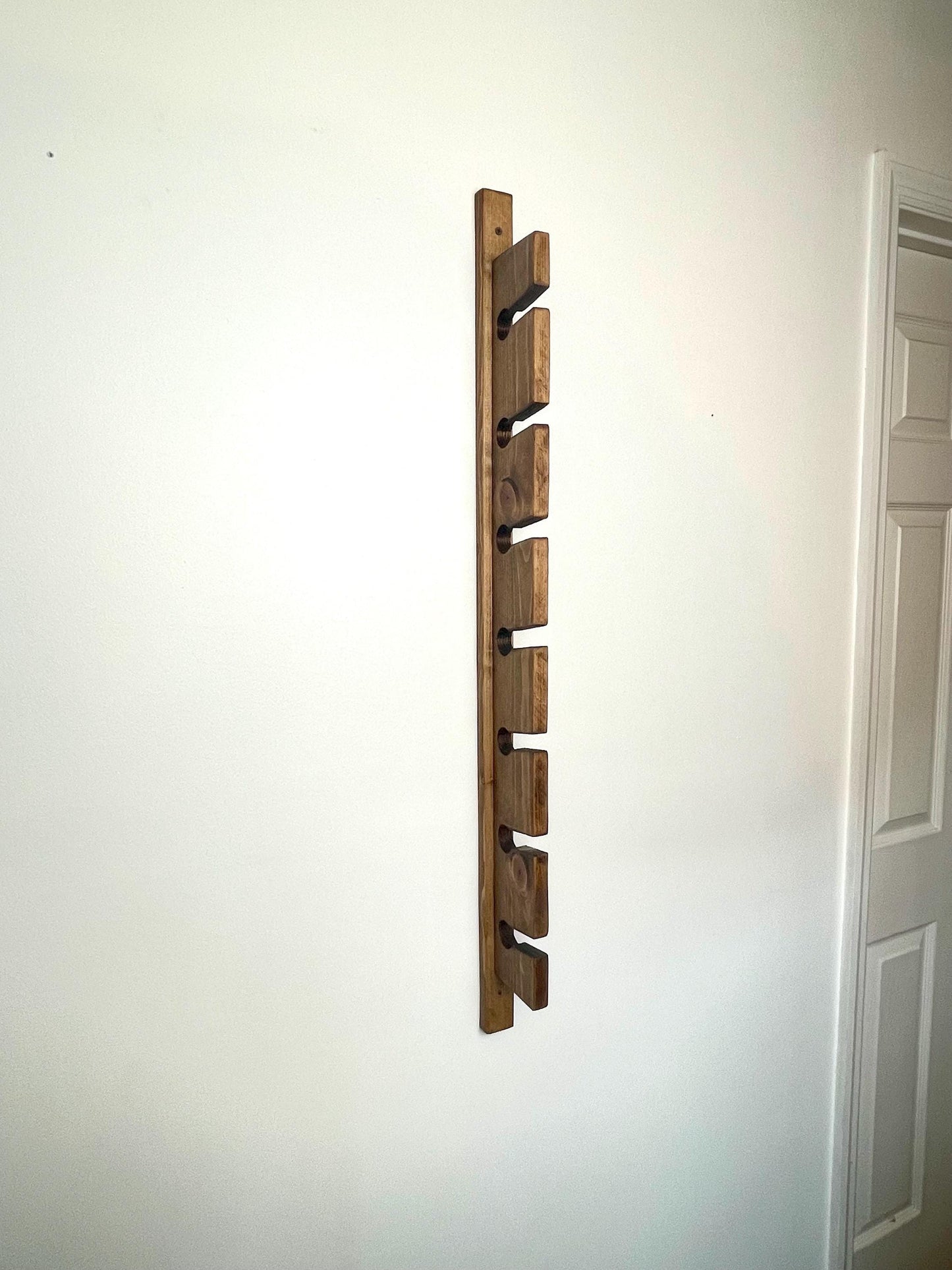 Custom Wood Hat Rack | Hat Display Shelf | Handmade Hat Hanging Rack | Vertical Hat Storage