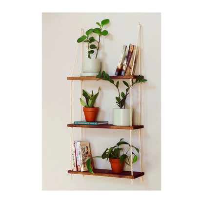 3 tiered hanging planter 3-Tiered Hanging Plant Shelf – JDM Wood Creations