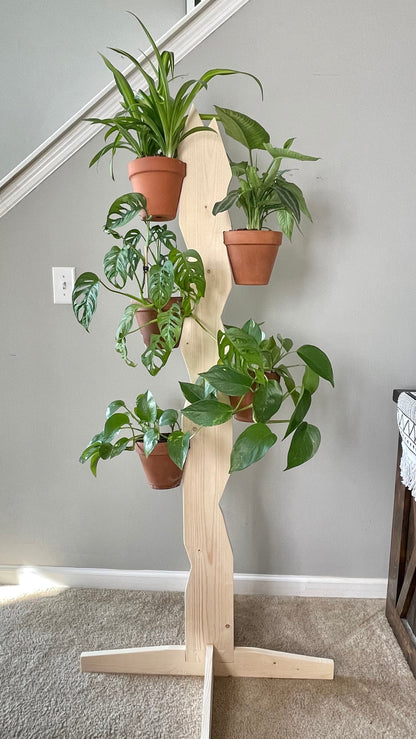 Indoor Plant Stand | Plant Pot Holder | Vertical Planter | Houseplant display | Terracotta Plant Hanger | Clay Pot Holder | Plant Tree