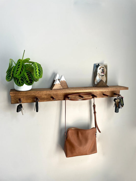 Entryway Organizer | Key Holder | Entryway Shelf | Coat Hanger | Entryway Organization